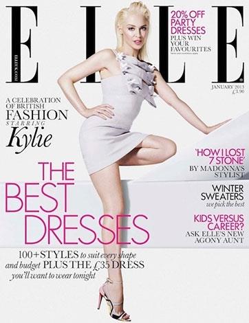 What did Elle do with Kylie Minogue's foot?