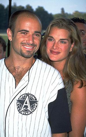 Andre Agassi and Brooke Shields were married for just two years.