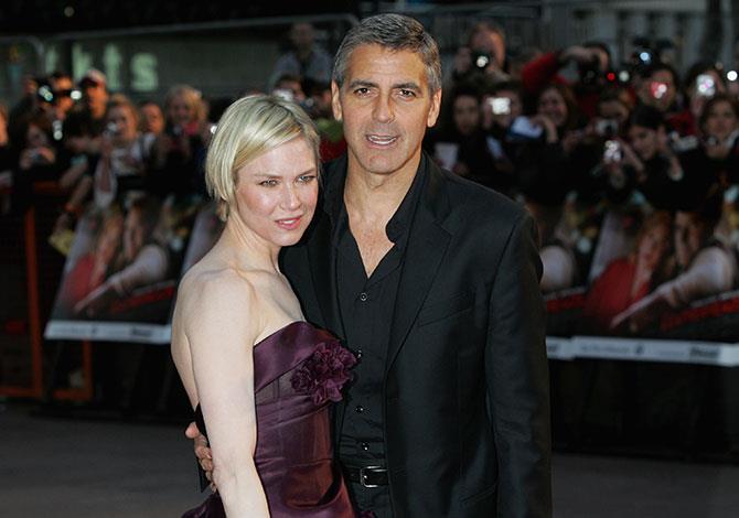 Renee Zellweger and George Clooney were an item.