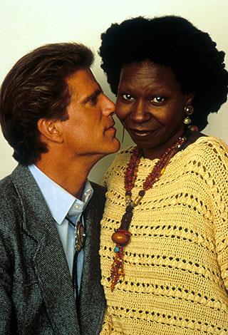 An affair with Whoopi Goldberg ended Ted Danson's first marriage.