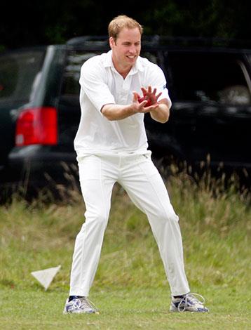 William plays pub cricket in 2010.