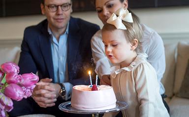 Princess Estelle of Sweden turns two