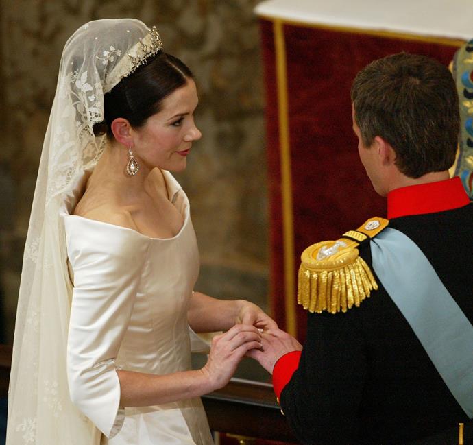 Princess Mary and Prince Frederik exchange vows.