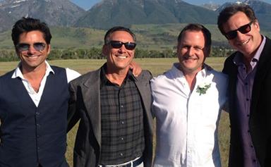 Full House cast reunite at Dave Coulier's wedding