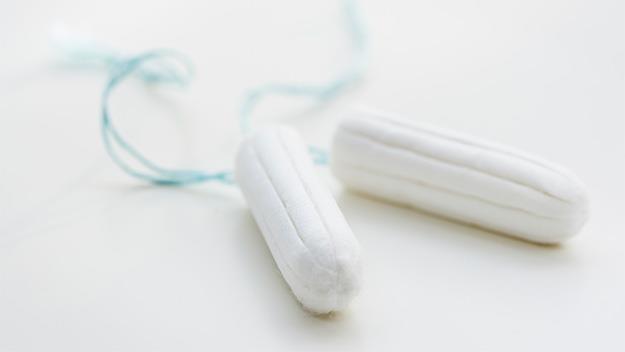 tampons with string, stock image 