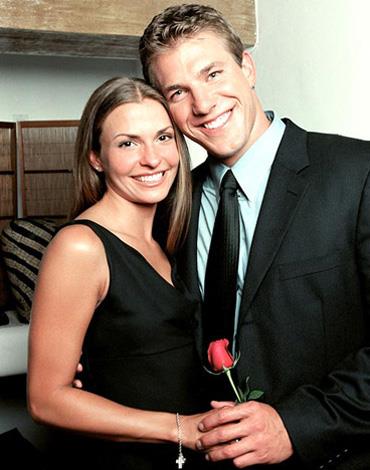 **The Bachelor US Season 2: Aaron Buerge, Helene Eksterowicz:** The second bachelor, Aaron Buerge was the first Bachelor to propose to his TV love, Helene with a ring he bought himself. The couple broke up a short time later and the ring was reportedly sold on Ebay.