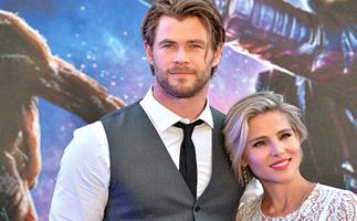 Chris Hemsworth and Elsa Pataky in London this year.