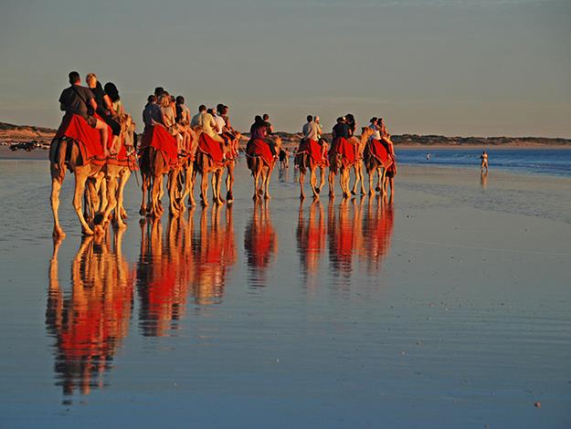 Broome's amazing Cable Beach is a must-see for every Australian. If you're happy to splash out, stay at the [Cable Beach Club Resort & Spa](http://www.cablebeachclub.com/stay/#.VGROsPmUd8E).