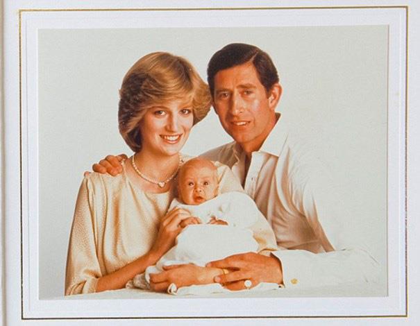 Prince Charles and Princess Diana's 1982 card showed them with baby [Prince William](https://www.nowtolove.com.au/tags/prince-william-duke-of-cambridge|target="_blank").