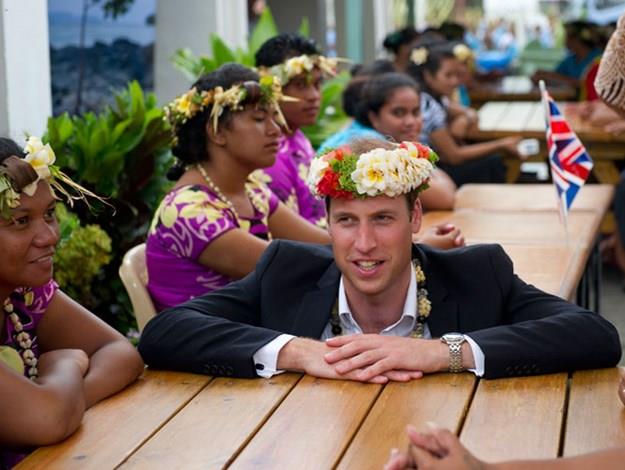 The time Prince William wore this flower crown.