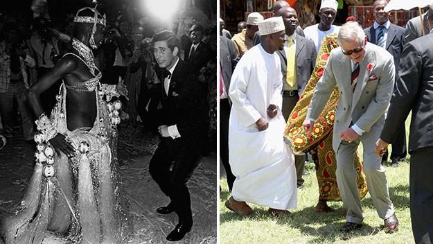 Prince Charles' dancing has been his signature for many, many years. May his moves never change.