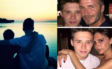 Brooklyn Beckham shares intimate photos of the Beckham's family holiday