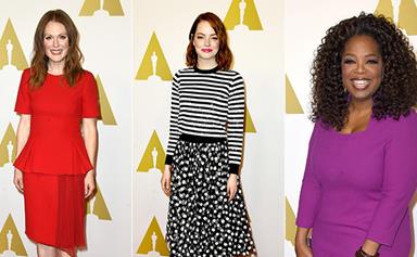 Celebrities turn out for Oscar nominees luncheon