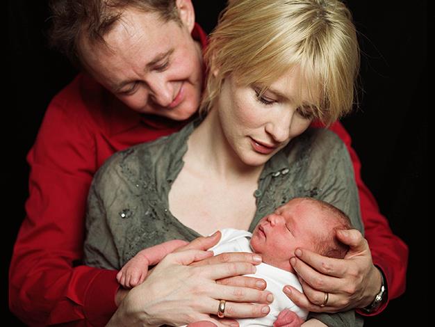 Cate looks stunning in these portraits of her first son, Dashiell.