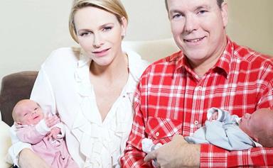 First photos of Princess Charlene's twins at 2 weeks old