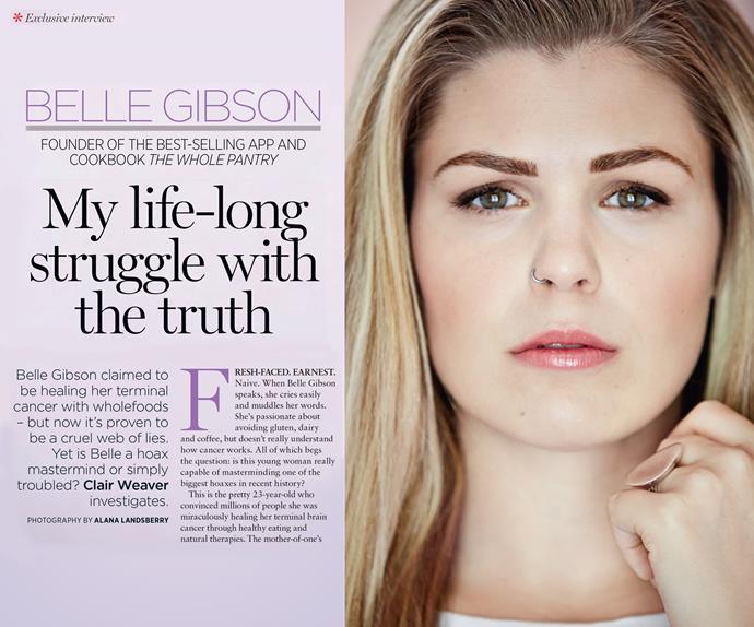 Belle Gibson photographed by The Australian Women's Weekly