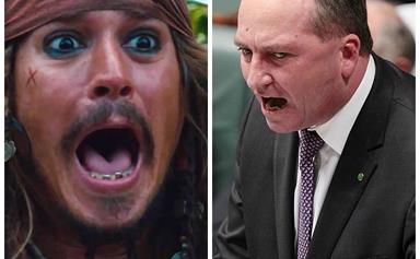 Actor Johnny Depp takes aim at Barnaby Joyce