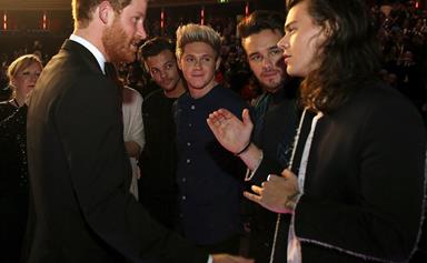 Prince Harry quizzes pop prince Harry Styles