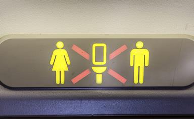 The dirtiest place on a plane is not the bathroom