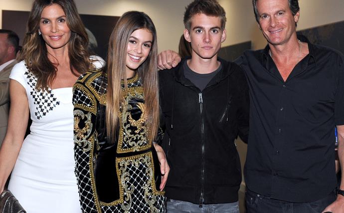 Cindy Crawford’s kids debut edgy new looks