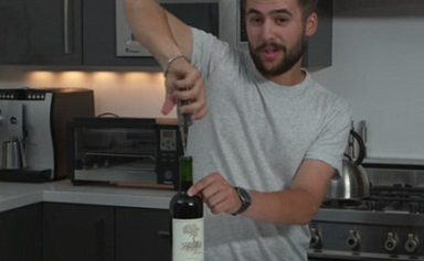 How to open wine without a corkscrew