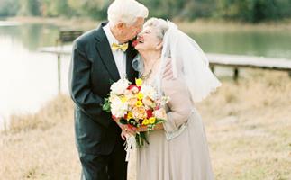 Grandparents celebrate 63 years of marriage with gorgeous photoshoot