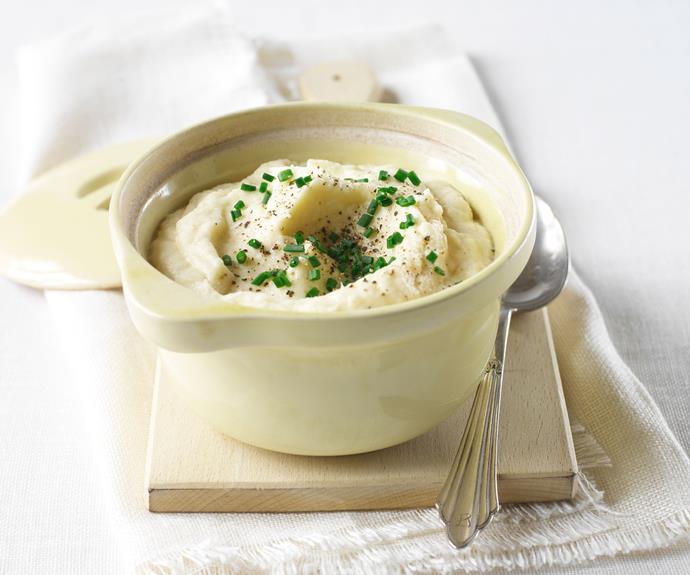 **[Celeriac puree](https://www.womensweeklyfood.com.au/recipes/celeriac-puree-30674|target="_blank")**

With its creamy texture and subtle flavour, celeriac puree is a perfect alternative to mashed potato - particularly if you're hunting for a low-carb counterpart.