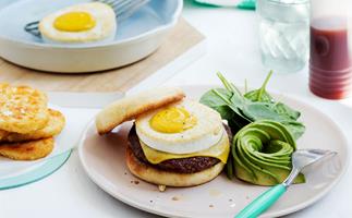 sausage and egg mock muffin