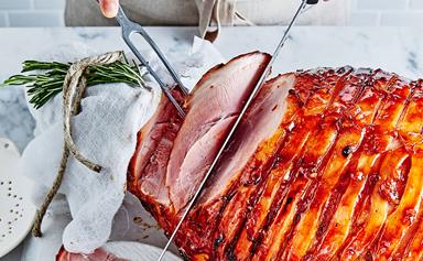 How to carve a Christmas ham