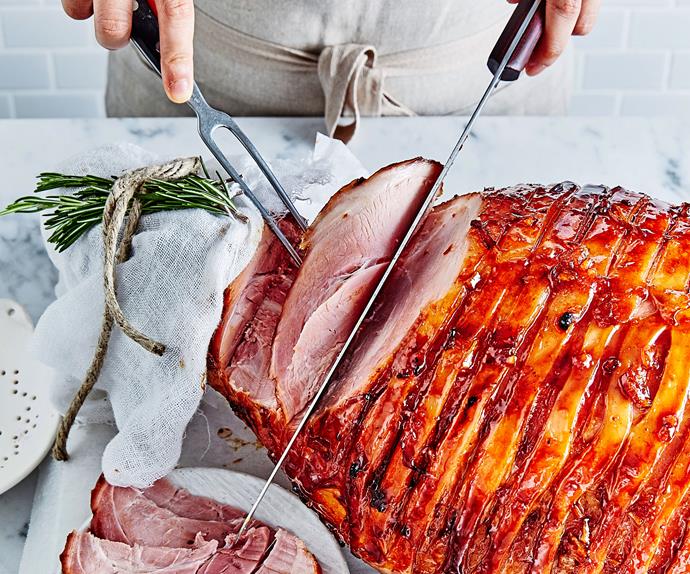 How to carve a Christmas ham