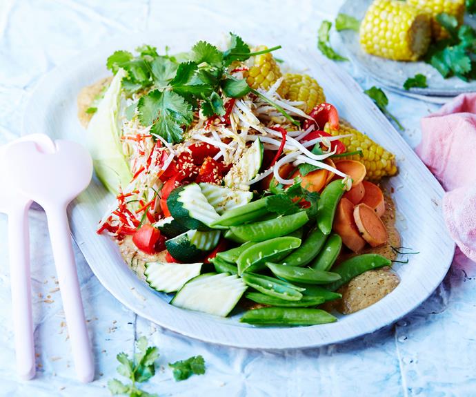 This [vegan gado gado recipe](https://www.womensweeklyfood.com.au/recipes/vegetable-gado-gado-with-peanut-sauce-30866|target="_blank") makes the most of delicious and fresh vegetables with a dairy-free peanut sauce you'll want to pour on everything.