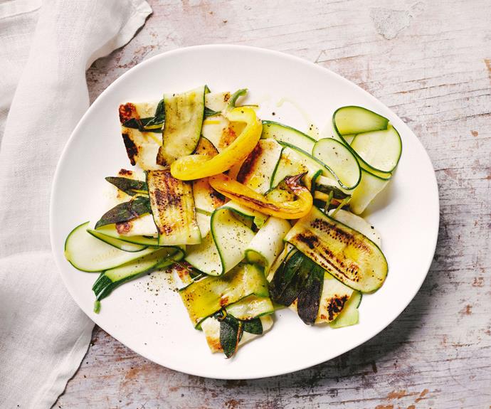 **[Sage & zucchini-wrapped haloumi salad](https://www.womensweeklyfood.com.au/recipes/haloumi-salad-recipe-30894|target="_blank")**

This wrapped-haloumi salad recipe includes fragrant sage and tender zucchini for a tasty vegetarian lunch or side dish.