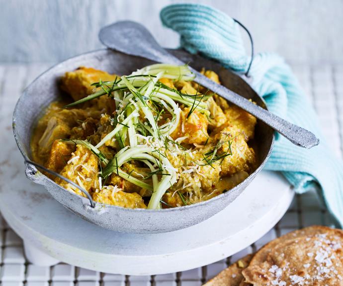 **[Vegan rendang curry with jackfruit and spelt flatbread](https://www.womensweeklyfood.com.au/recipes/vegan-rendang-curry-recipe-30914|target="_blank")**

This curry recipe makes use of mild, tender jackfruit for a vegan dinner infused with delicious Indonesian rendang spices.