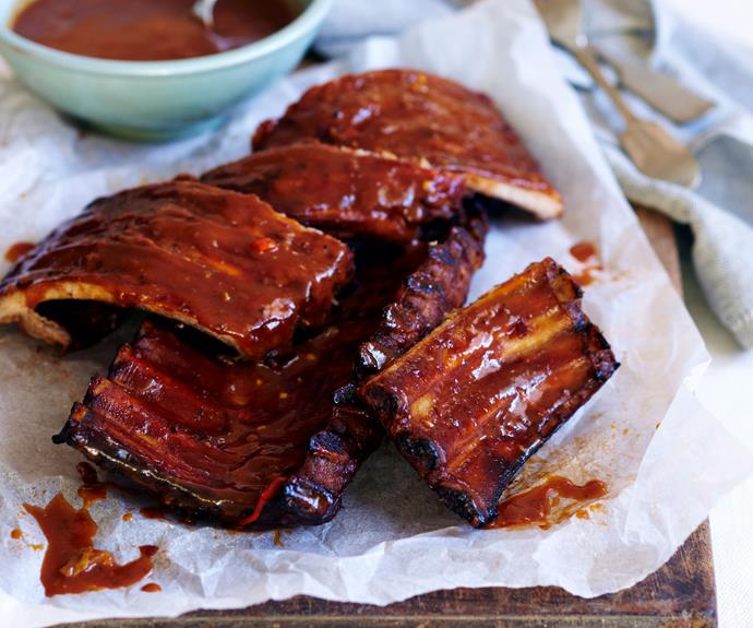 **[Pork spare ribs](https://www.womensweeklyfood.com.au/recipes/pork-spare-ribs-13725|target="_blank")**

The sweet and sticky ribs are worth all the extra effort  to cook and marinade, so leave it for the weekend or days where you have time up your sleeve