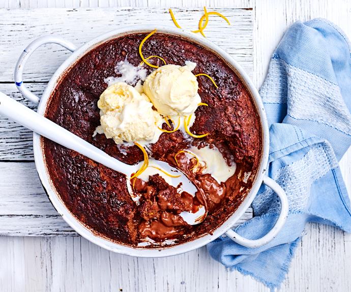 **[Jaffa self-saucing pudding](https://www.womensweeklyfood.com.au/recipes/jaffa-pudding-recipe-30973|target="_blank")**

Together, chocolate and orange make this dessert jaffa-amazing!