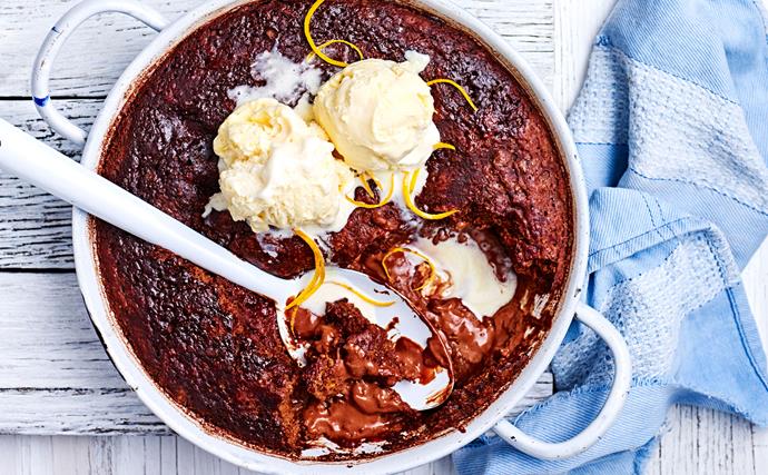 Jaffa self-saucing pudding recipe