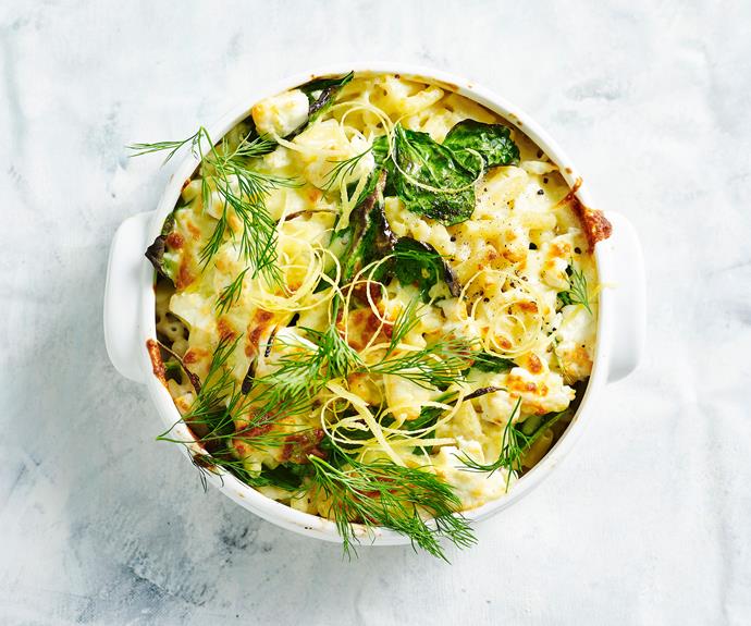 **[Greek mac and cheese](https://www.womensweeklyfood.com.au/recipes/greek-mac-and-cheese-31115|target="_blank")**

Take the traditional out of mac and cheese and try this opa-mazing Greek-inspired version.