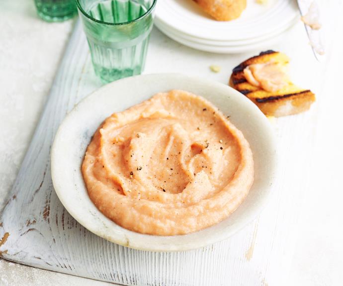**[Taramasalata](https://www.womensweeklyfood.com.au/recipes/taramasalata-recipe-6613|target="_blank")** is a Greek meze that takes its name from the Greek name for salted cod roe - tarama. This recipe uses mashed potato but there are variations using bread soaked in water. The colour of this dip can vary from beige to pink depending on the roe (commercial taramasalata is often coloured pink).