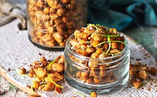 Roasted chickpeas & beans