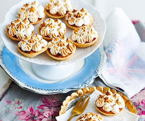 **[Raspberry and almond tarts with meringue](https://www.womensweeklyfood.com.au/recipes/raspberry-and-almond-tarts-31322|target="_blank")**

These adorable tarts are filled with a sweet almond filling glazed with raspberry jam and topped with caramelised Italian meringue. Yum!