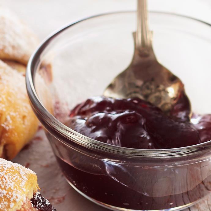**[Dark plum jam](https://www.womensweeklyfood.com.au/recipes/dark-plum-jam-11540|target="_blank")**

This plum jam uses blood plums creating a rich dark coloured preserve and a beautiful sweet flavour.