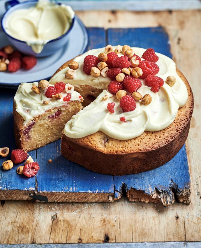 This gorgeous [white chocolate and raspberry mud cake](https://www.womensweeklyfood.com.au/recipes/white-chocolate-and-raspberry-mud-cake-22561|target="_blank") combines sweet, creamy [white chocolate](https://www.womensweeklyfood.com.au/recipes/white-chocolate-cake-10110|target="_blank") and wonderfully tart raspberries to create a divine dessert worthy of any celebration.