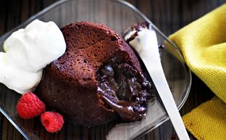 soft-centred chocolate cakes