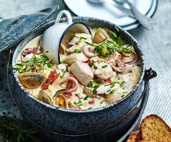 **[Sustainable chowder](https://www.womensweeklyfood.com.au/recipes/sustainable-chowder-31592|target="_blank")**

This twist on traditional chowder layers smoky flavours into the chowder and using more sustainable fish.