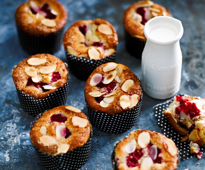 **[Almond berry sugar cakes](https://www.womensweeklyfood.com.au/recipes/almond-berry-sugar-cakes-27123|target="_blank")**

Perfect accompanied with a pot of tea and the chatter of girlfriends, these little almond berry sugar cakes are absolutely divine.