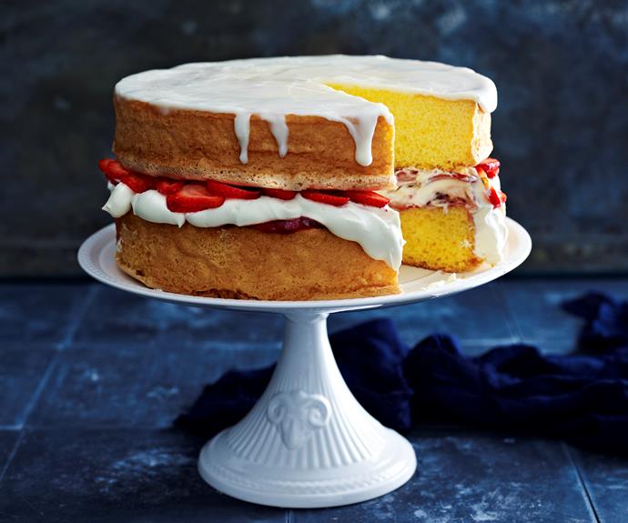 **[Featherlight sponge](https://www.womensweeklyfood.com.au/recipes/featherlight-sponge-31613|target="_blank")**

Of the hundreds of sponge cake recipes created in the Test Kitchen, this heirloom recipe from the family of Cathie and Wendy Lonnie wins our vote hands down, as our best ever.