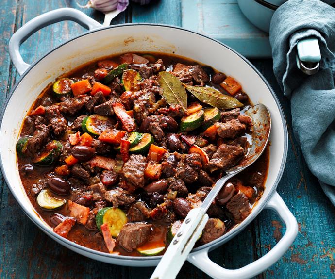 **[Provencal beef stew](https://www.womensweeklyfood.com.au/recipes/provencal-beef-stew-31728|target="_blank")**

This classic French braised beef, red wine, and vegetable stew is simple and delicious.