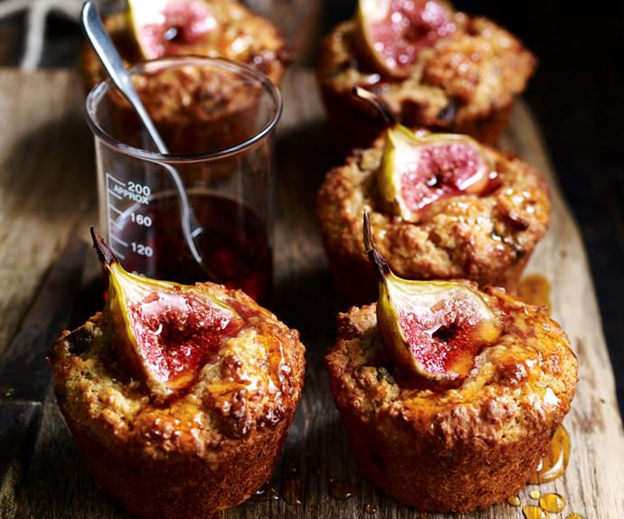 Quinoa, fig & maple muffins | Australian Women's Weekly Food