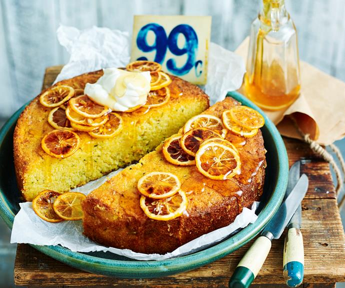 **[Lemon and zucchini polenta cake](https://www.womensweeklyfood.com.au/recipes/lemon-and-zucchini-polenta-cake-31986|target="_blank")**

A nonna's favourite made healthier with the addition of zucchini – and it's gluten-free to boot! With candied lemon slices and orange blossom syrup.