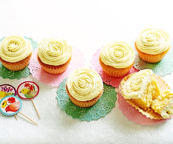 These [easy vanilla cupcakes](https://www.womensweeklyfood.com.au/recipes/vanilla-cupcakes-19367|target="_blank") are the perfect starter recipe fo aspiring bakers. The ideal base to experiment with different colourings and decorations.